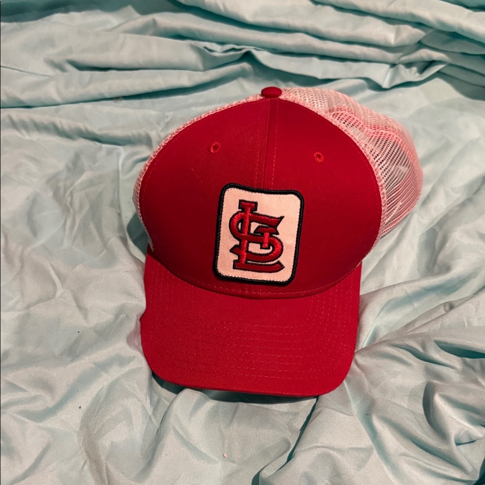 Nike Red and White Cap